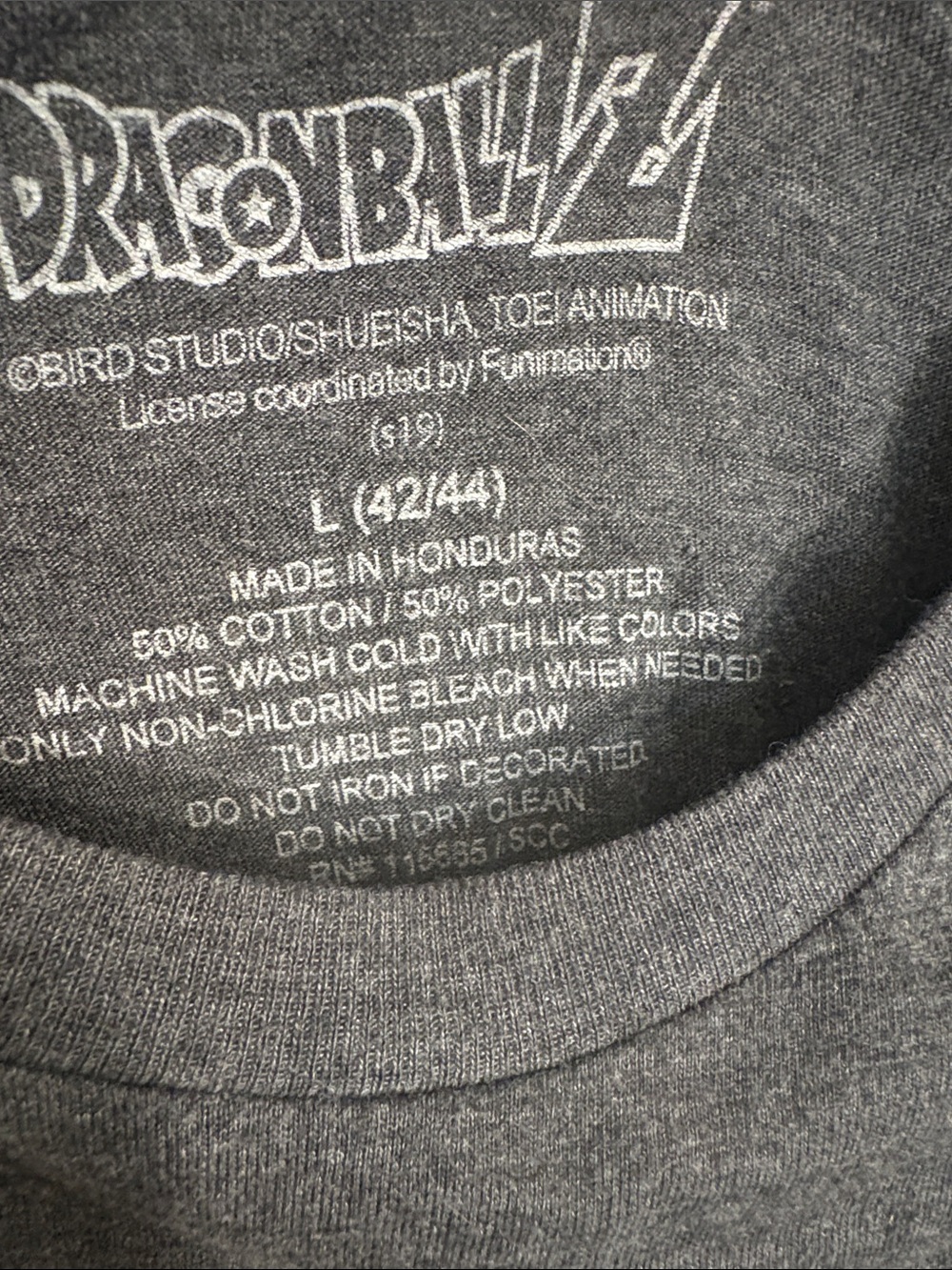 Dragon Ball Z Graphic Tee Charcoal Grey - Picture 3 of 6